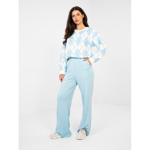 Spodnie dresowe-RV-DR-A1062.08-jasny niebieski 1