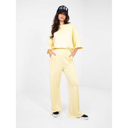 Spodnie dresowe-RV-DR-A1062.08-jasny ż&oacute;łty 3