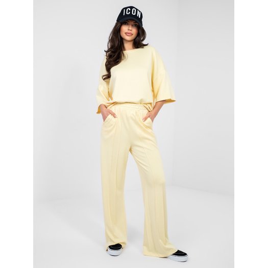 Spodnie dresowe-RV-DR-A1062.08-jasny ż&oacute;łty 5