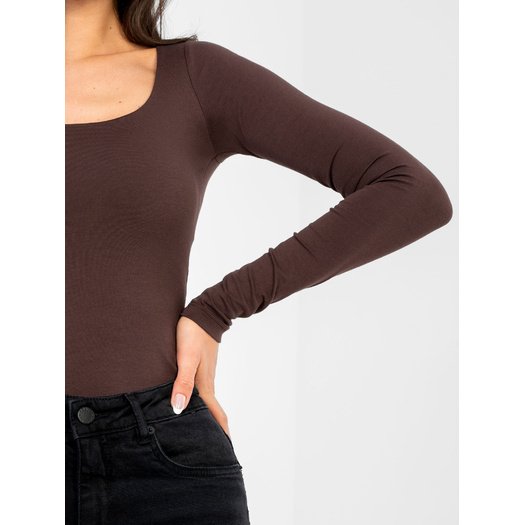 Bluzka-RV-BZ-A1193.26-ciemny brązowy