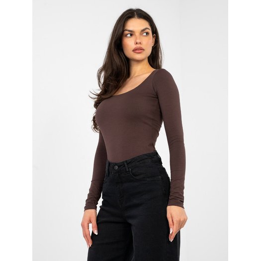 Bluzka-RV-BZ-A1193.26-ciemny brązowy 5