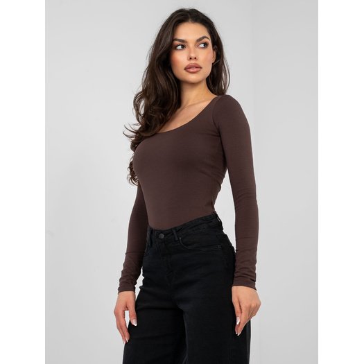 Bluzka-RV-BZ-A1193.26-ciemny brązowy 2