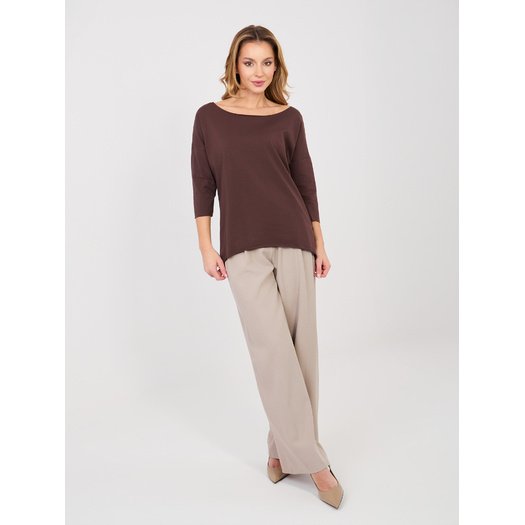 Bluzka-RV-BZ-A1187.36-ciemny brązowy