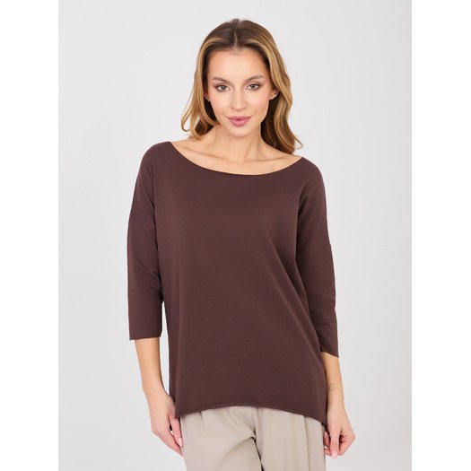 Bluzka-RV-BZ-A1187.36-ciemny brązowy 1