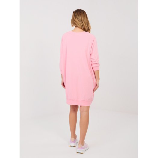 Sukienka-RV-SK-7203.35P-jasny r&oacute;żowy 2