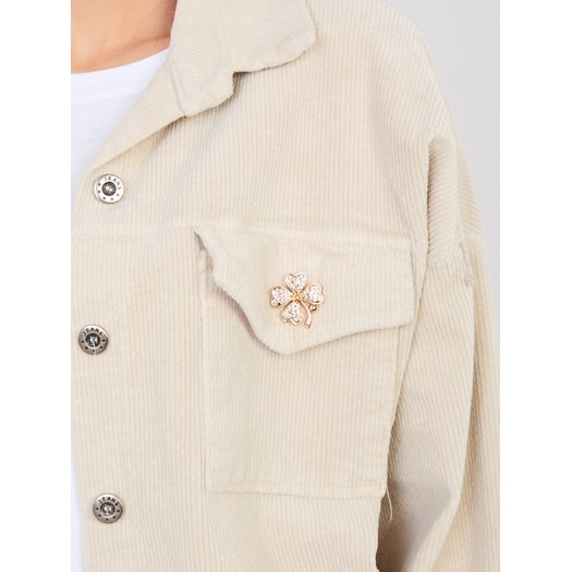 Kurtka-IT-KR-FL10163.10-jasny beżowy 4
