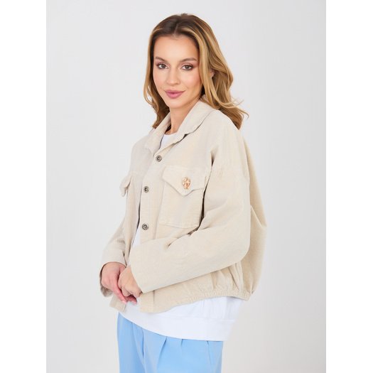 Kurtka-IT-KR-FL10163.10-jasny beżowy 3