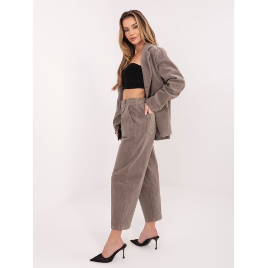 Spodnie-IT-SP-FL8916.80-ciemny bezowy 3