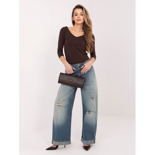 Bluzka-RV-BZ-A1190.16-ciemny brązowy