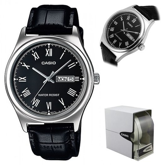 CASIO MTP-V006L-1B MEN S WATCH (zd210a) + BOX