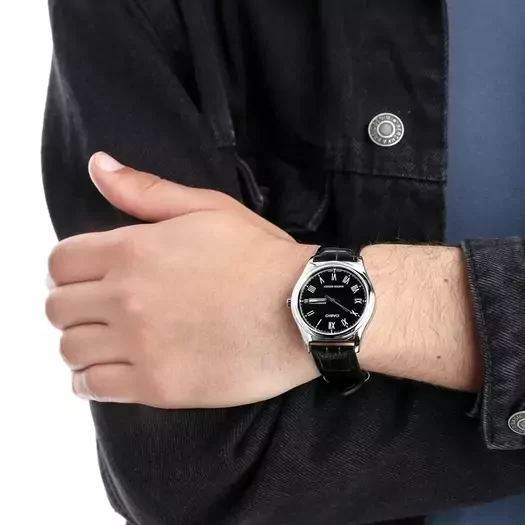 CASIO MTP-V006L-1B MEN S WATCH (zd210a) + BOX