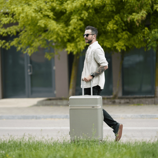 SUITCASE M 24   STL945 ABS DARK GREY