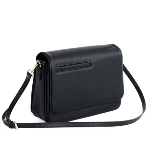 Torba weekendowa podr&oacute;żna sk&oacute;rzana Solier SL39 Astrin czarna