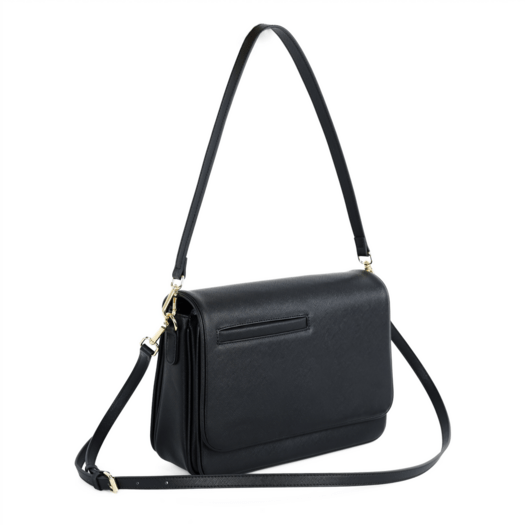 Torba weekendowa podr&oacute;żna sk&oacute;rzana Solier SL39 Astrin czarna 2