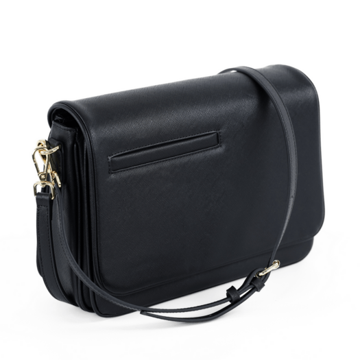 Torba weekendowa podr&oacute;żna sk&oacute;rzana Solier SL39 Astrin czarna 1