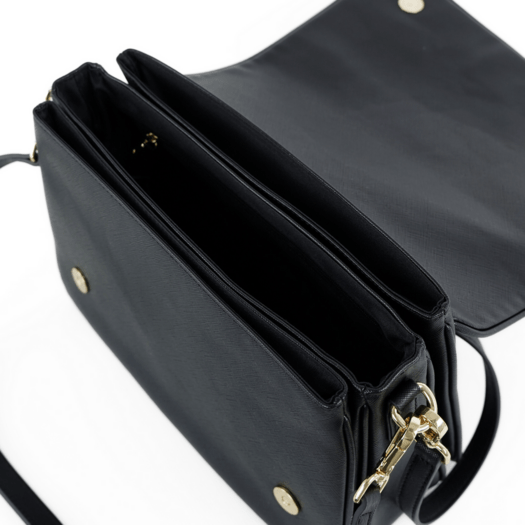 Torba weekendowa podr&oacute;żna sk&oacute;rzana Solier SL39 Astrin czarna 9