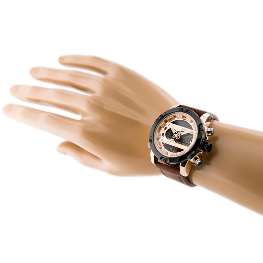 VYRIŠKAS LAIKRODIS NAVIFORCE - NF9097 (zn043e) - brown/rosegold