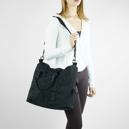 Large Women&rsquo;s Fabric Sports Bag Solier FB55 Viona &ndash; Black 11