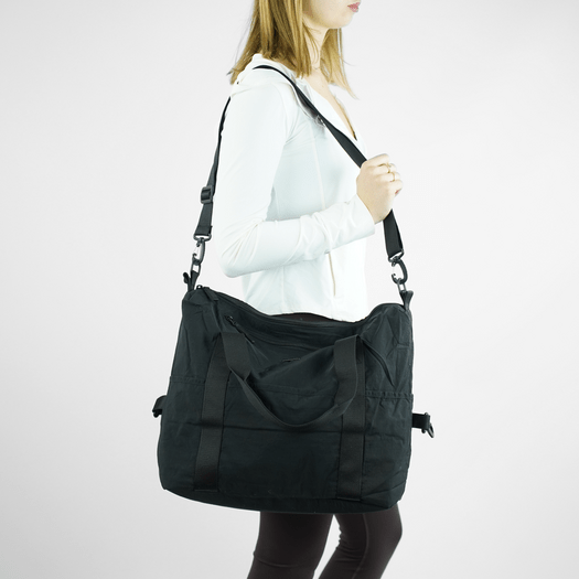 Large Women&rsquo;s Fabric Sports Bag Solier FB55 Viona &ndash; Black 3