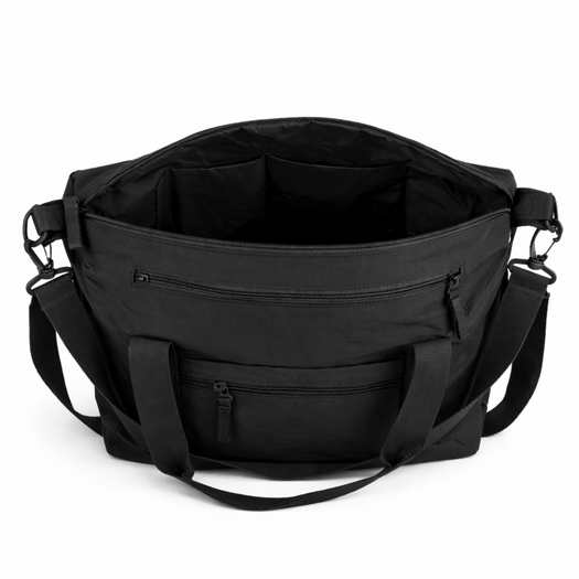 Large Women&rsquo;s Fabric Sports Bag Solier FB55 Viona &ndash; Black 7