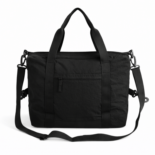 Large Women&rsquo;s Fabric Sports Bag Solier FB55 Viona &ndash; Black 6