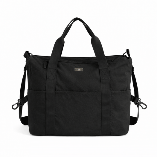 Large Women&rsquo;s Fabric Sports Bag Solier FB55 Viona &ndash; Black 1