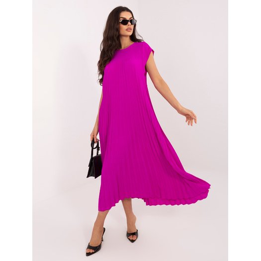 Sukienka-IT-SK-19552.72-ciemny fioletowy