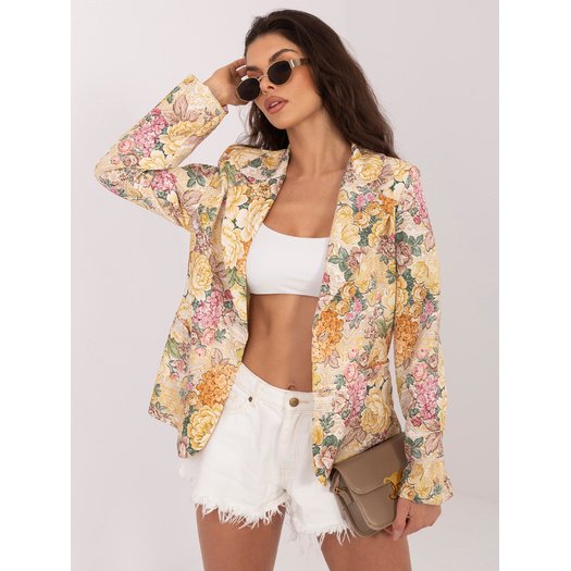 Marynarka-IT-MA-FL9928.15-ż&oacute;łty