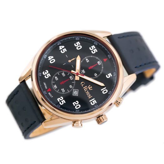 Laikrodis vyrams G. ROSSI - 7116A (zg215f) + dėžutė