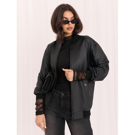 Moteriška striukė LK-KR-510232.89 juodos spalvos