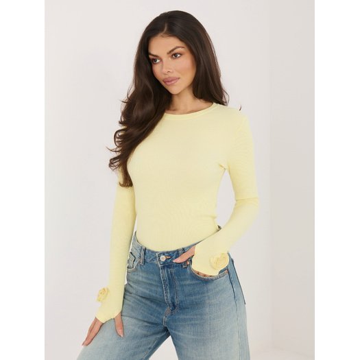 Bluzka-RV-BZ-A1198.89-jasny ż&oacute;łty