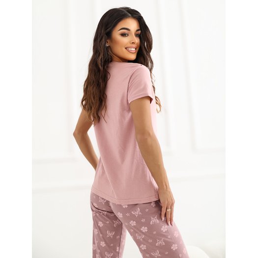 Piżama-DU-PI-FP-300.94-r&oacute;żowy 1