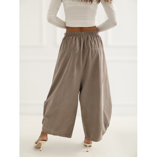 Spodnie-IT-SP-FL9321.95-ciemny bezowy