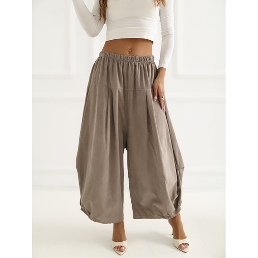 Spodnie-IT-SP-FL9321.95-ciemny bezowy 2