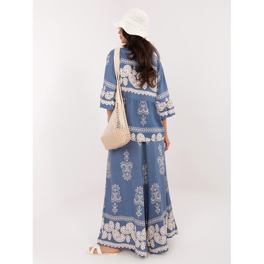 Laisvalaikio kostiumas moterims-IR-KMPL-7282.08P-niebieski