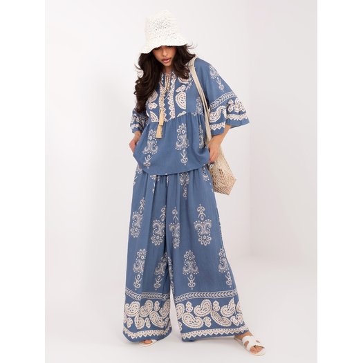 Laisvalaikio kostiumas moterims-IR-KMPL-7282.08P-niebieski 2