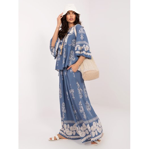 Laisvalaikio kostiumas moterims-IR-KMPL-7282.08P-niebieski 1