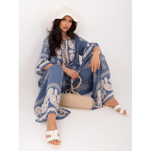 Laisvalaikio kostiumas moterims-IR-KMPL-7282.08P-niebieski 4