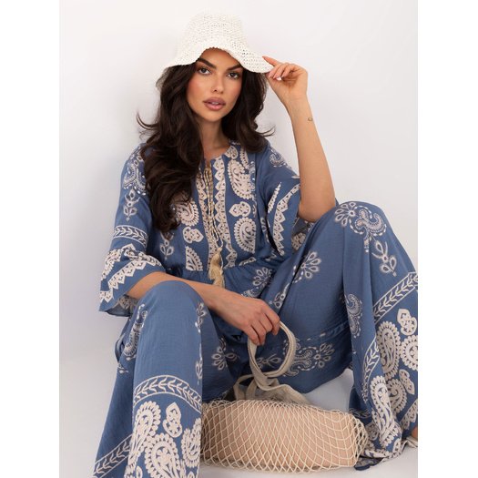 Laisvalaikio kostiumas moterims-IR-KMPL-7282.08P-niebieski 3