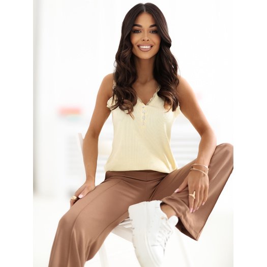 Spodnie dresowe-RV-DR-A1289.01-jasny brązowy 4