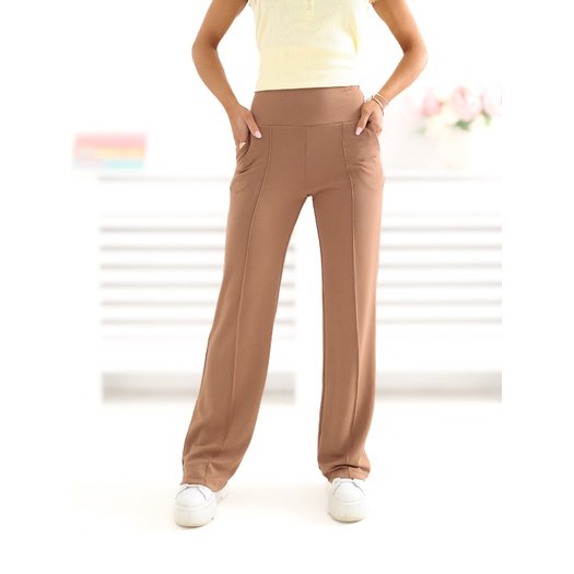 Spodnie dresowe-RV-DR-A1289.01-jasny brązowy 1