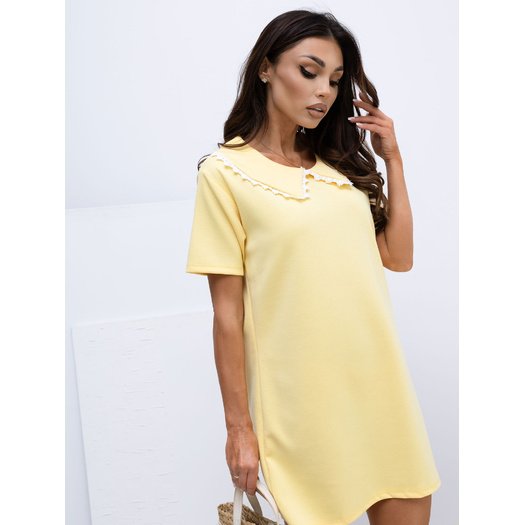 Sukienka-MI-SK-4313.83-jasny ż&oacute;łty 2