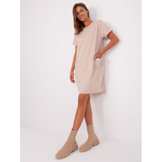 Sukienka-RV-SK-8724-1.91-beżowy 1