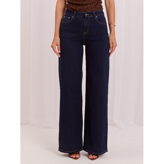 Spodnie jeans-IR-SP-K7031.87-granatowy 5
