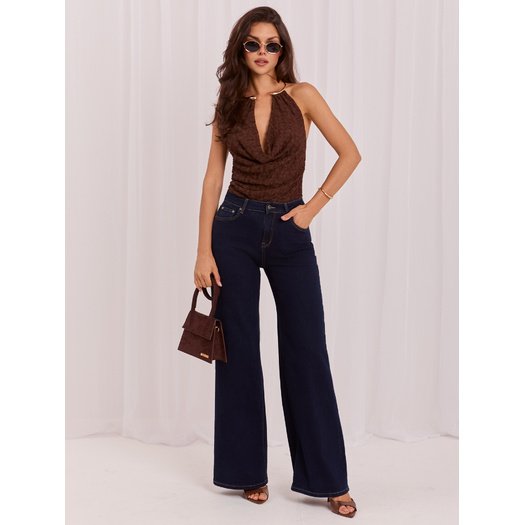 Spodnie jeans-IR-SP-K7031.87-granatowy 3