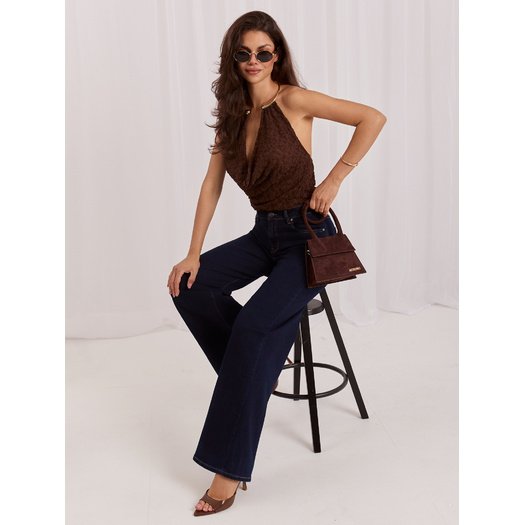 Spodnie jeans-IR-SP-K7031.87-granatowy