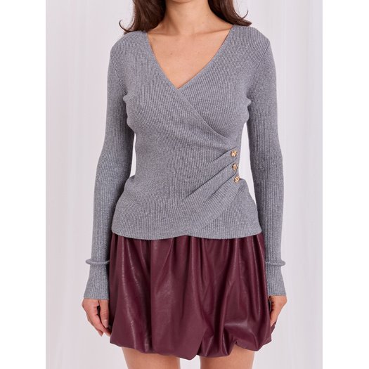 Sweter-IR-SW-JK8688.79-ciemny szary