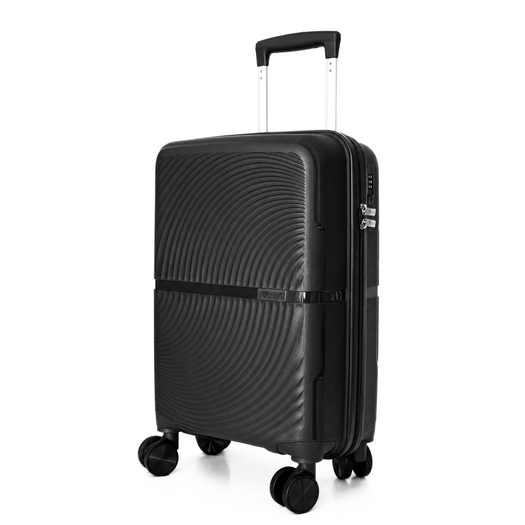 Solier S TORIDE 19  Black PP Cabin Suitcase
