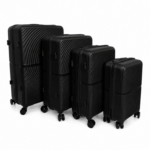 Solier S TORIDE 19  Black PP Cabin Suitcase