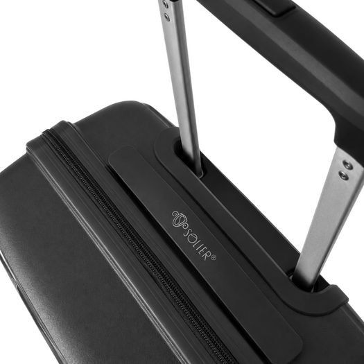 Solier S TORIDE 19  Black PP Cabin Suitcase